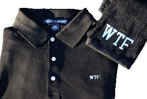 Golf shirt and towel